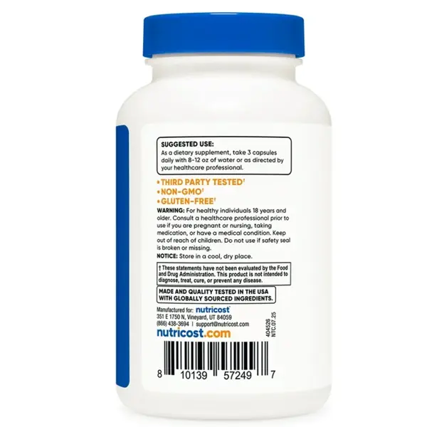 Nutricost Testosterone Complex 1800 Mg Capsules